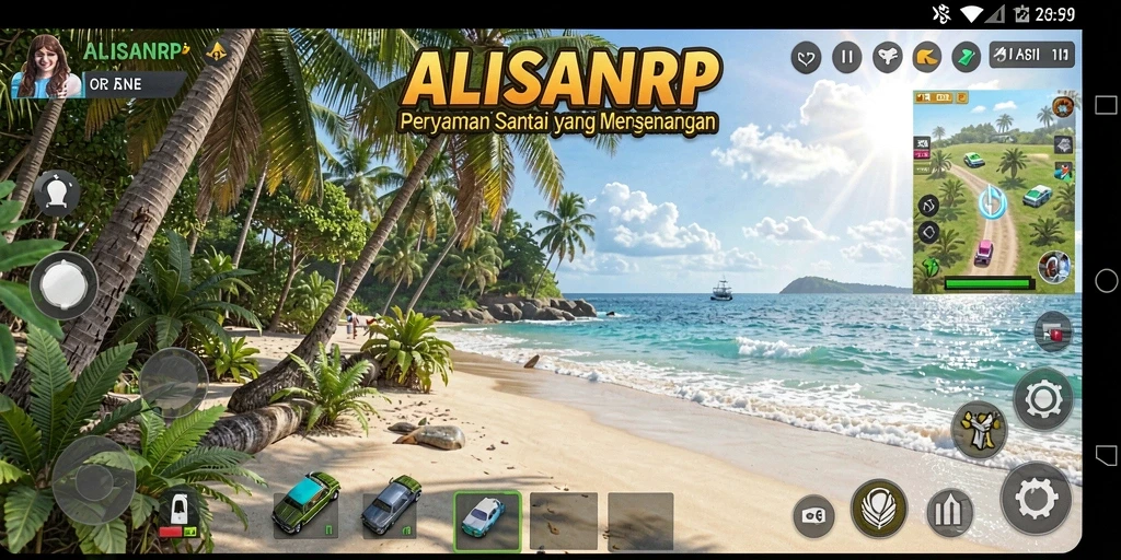 Tampilan gameplay ALISANRP yang menarik dan seru.