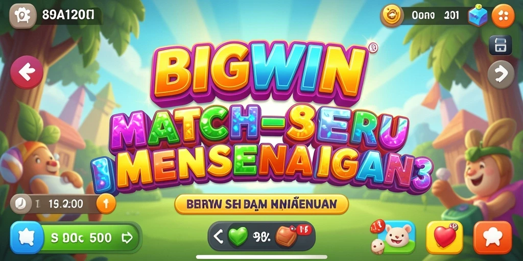 Tampilan gameplay seru dari BIGWIN yang penuh warna.