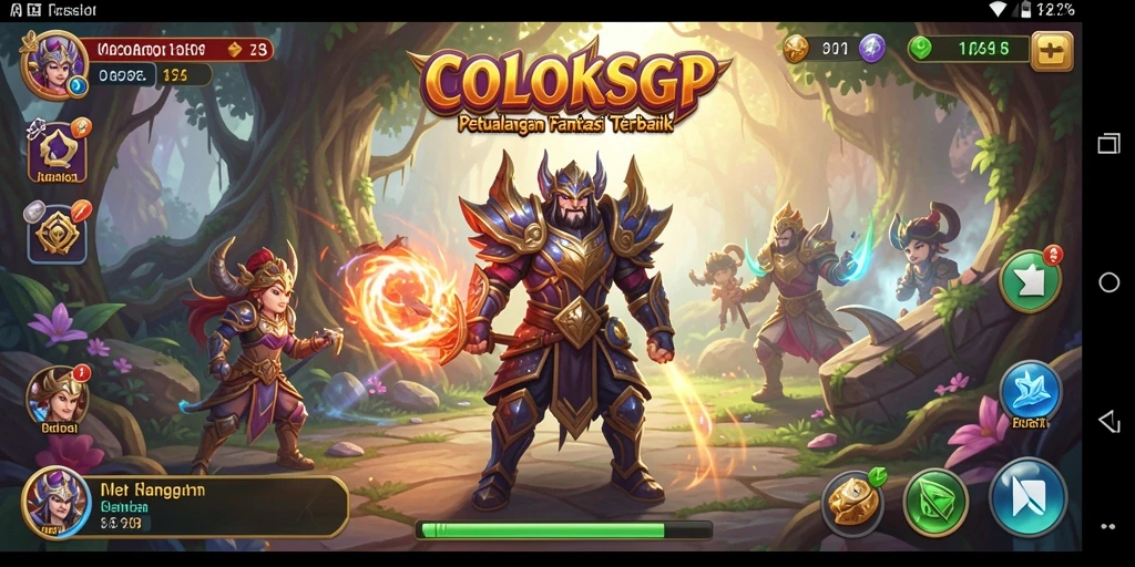 Tampilan gameplay menarik di dunia COLOKSGP.