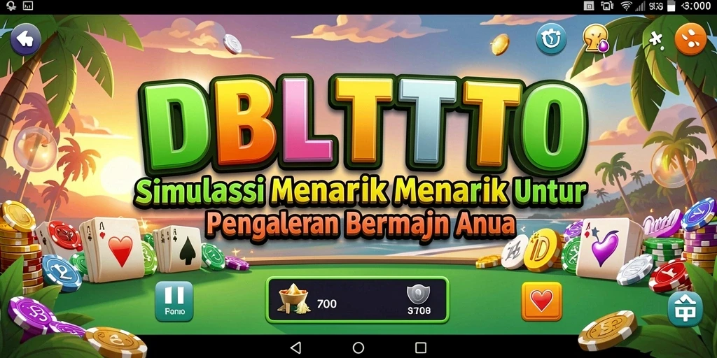 Screenshot gameplay dari DBLTOTO menunjukkan interaksi pemain yang dinamis.