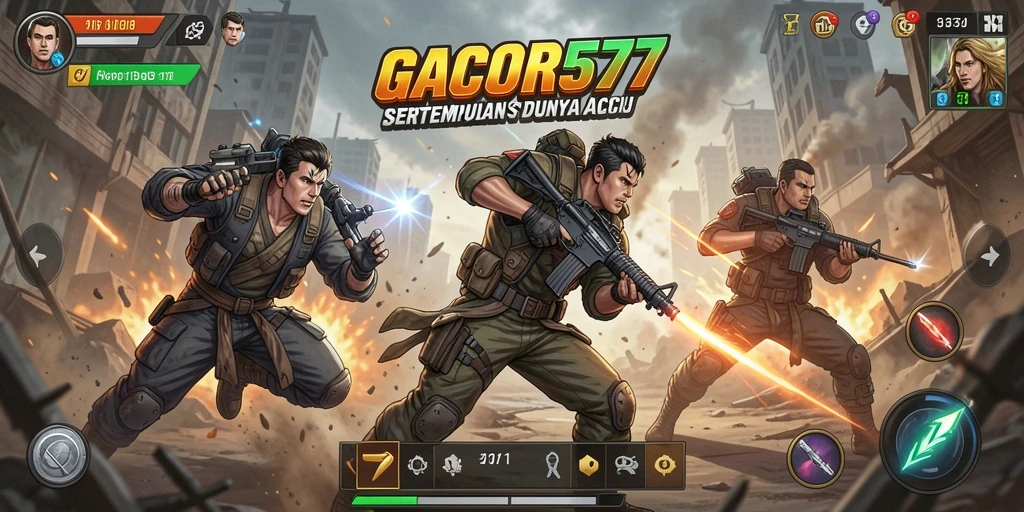 Tampilan gameplay seru GACOR577 yang penuh aksi dan strategi.