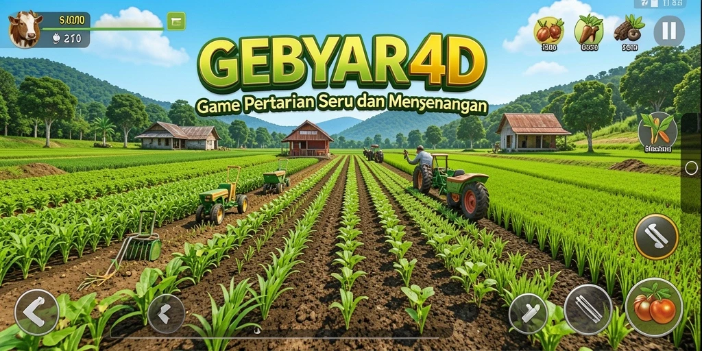 Tampilan gameplay GEBYAR4D yang menyenangkan dan interaktif.