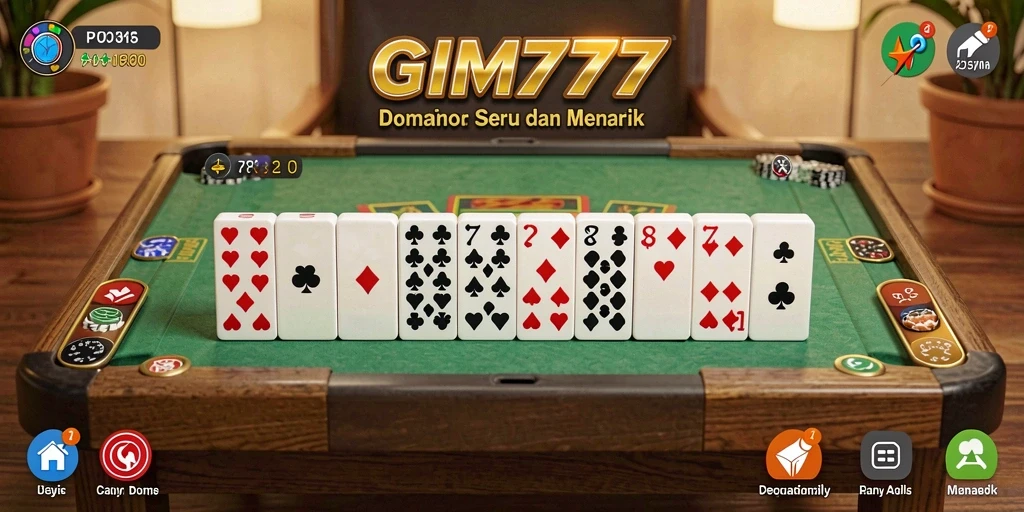 GIM777 menampilkan permainan Domino yang menyenangkan dan kompetitif.