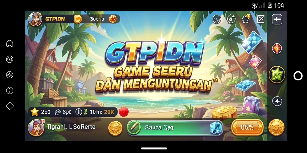Tampilan gameplay seru dengan tema Slot yang beragam.