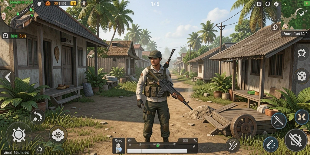 Tampilan gameplay interaktif dari OKJK dengan karakter dan dunia yang kaya.
