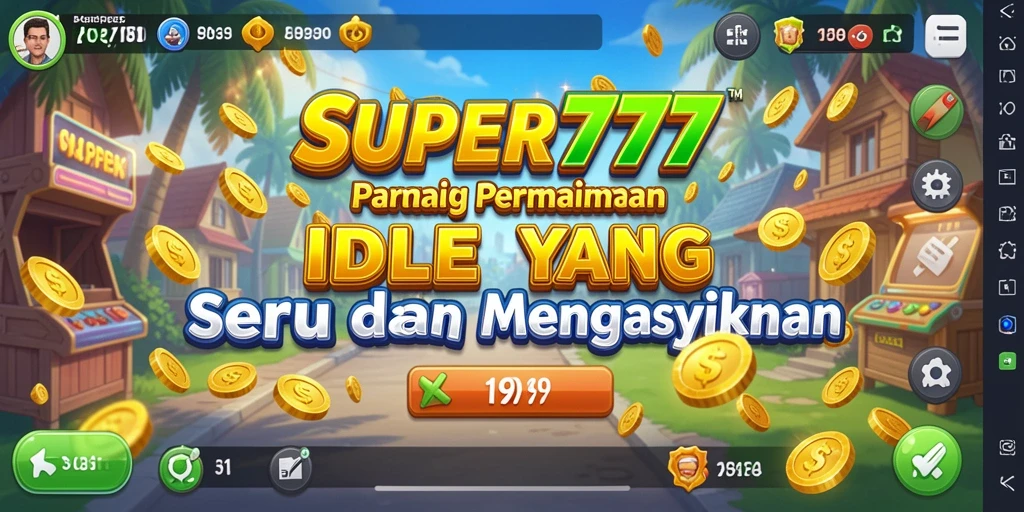 Tampilan screenshot SUPER777 menampilkan gameplay Idle yang menarik.