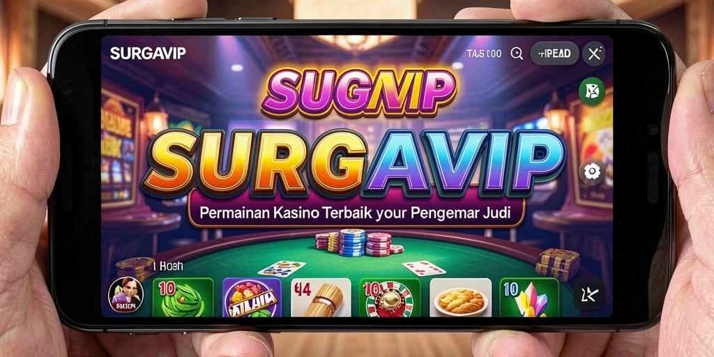 Tangkapan layar SURGAVIP menampilkan gameplay Kasino yang mendebarkan dan visual menarik.