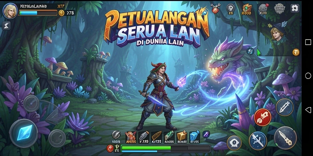 Tangkapan layar X78 menampilkan petualangan seru di dunia yang menakjubkan.